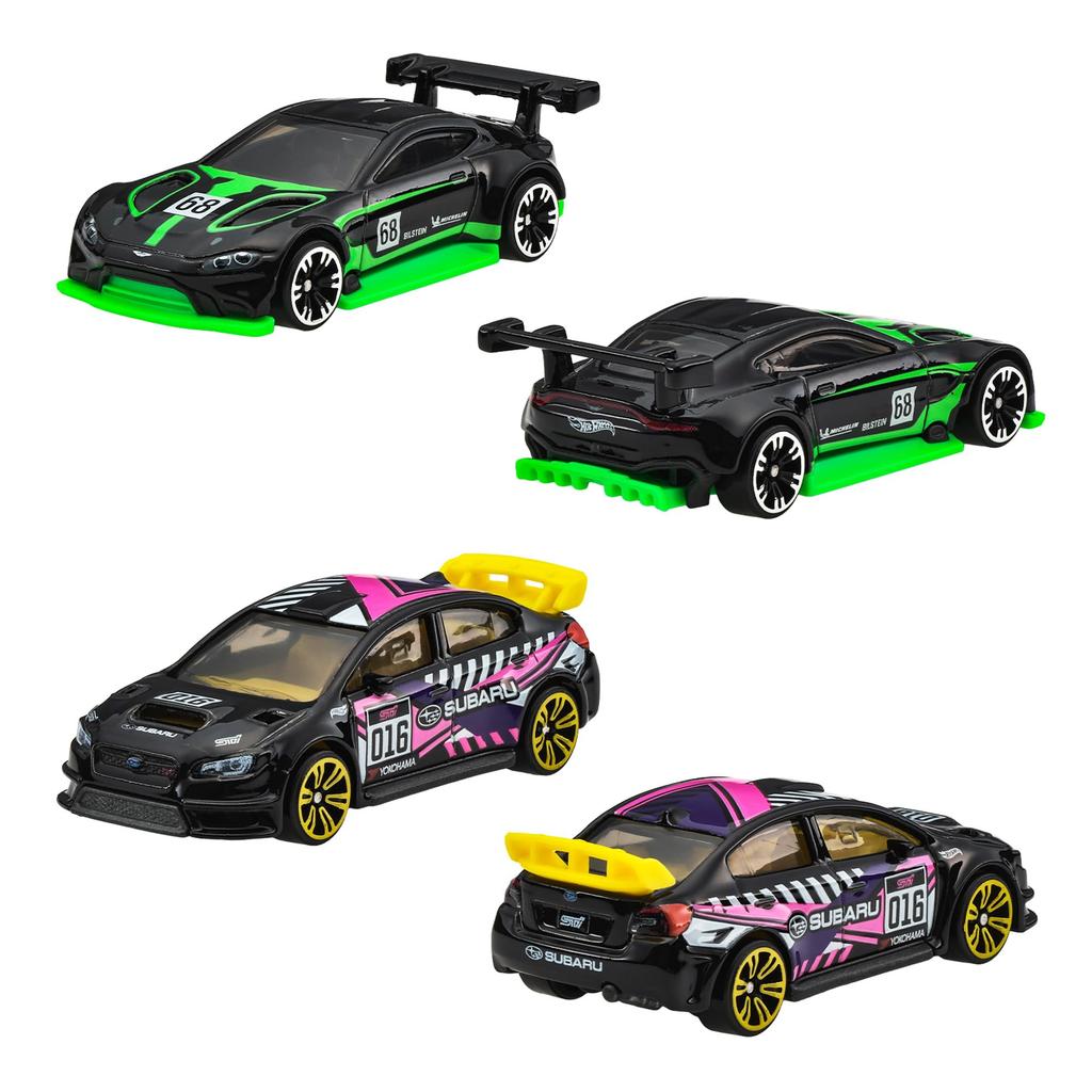 Hot Wheels Неонові Спідерси Різноманітні Мініатюри Транспортних Засобів Коробка Іграшки Віку, Машинки, 10, 3+, Багатоколірний, HLH72-986G