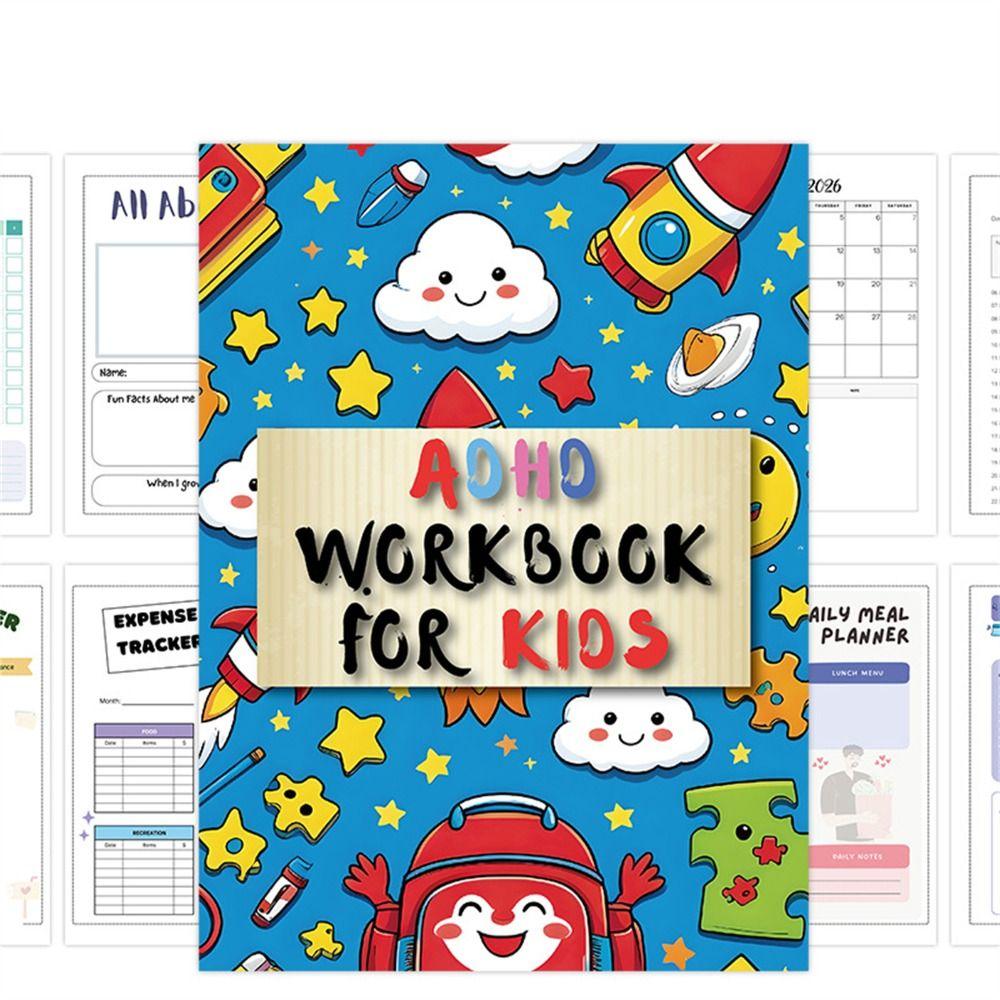 Strengthen Focus ADHD Task Workbook Simple Activities A4 Handbooks Behavior Management