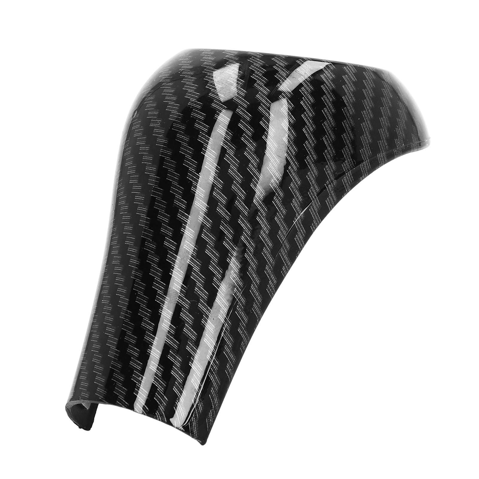 

Gear Shifting Lever Knob Cover Carbon Fiber Style Shifter Head Decal Sticker Replacement for