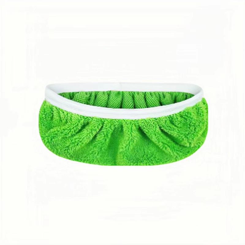 

4Pcs Mop Replacement Cloth Cover Reusable Ultra-fine Fiber Mop Cover Suitable Most Standard Mop High Absorbency Cleaning Covers 4pcs зелёный