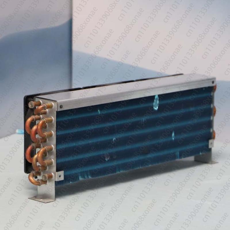 3 X6x360 Refrigerator Condenser Air Show Cake Cabinet Refrigeration Freezer Copper Aluminum Fin Cooling Evaporator