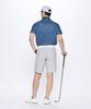 Coq Sportif Cool To the Highly NV00 [Le Golf] Short-sleeved Shirt, All-over Pattern, Sweat-wicking, Quick-drying, Stretch-forcer, Touch, Breathable,