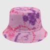 Neutral Summer Tie Dye Printed Fisherman Hat Outdoor Breathable Hat Sunshade