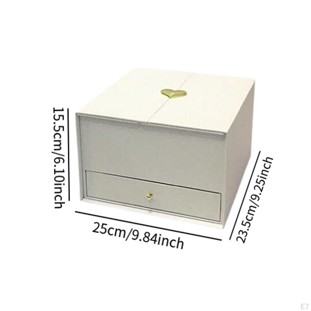 Empty Flower Arrangement Gift Box 9.8x9.2x6inch Cardboard Material Versatile with Drawer for Florist