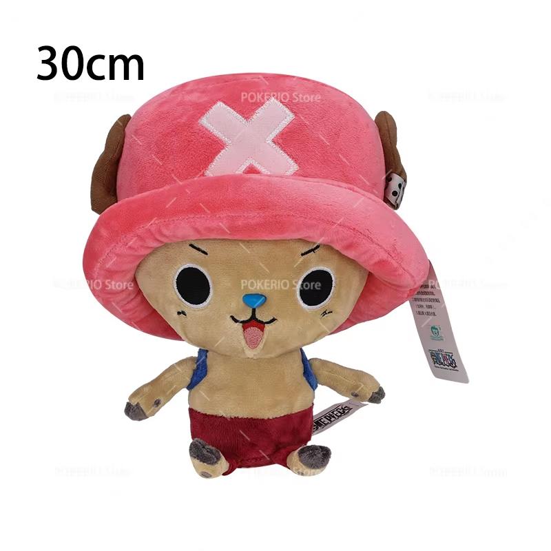 New Anime One Piece Chopper Plush Doll Cute Face Stuffed Anime Doll Toy Cartoon Anime Peripherals Toy Birthday Christmas Gift