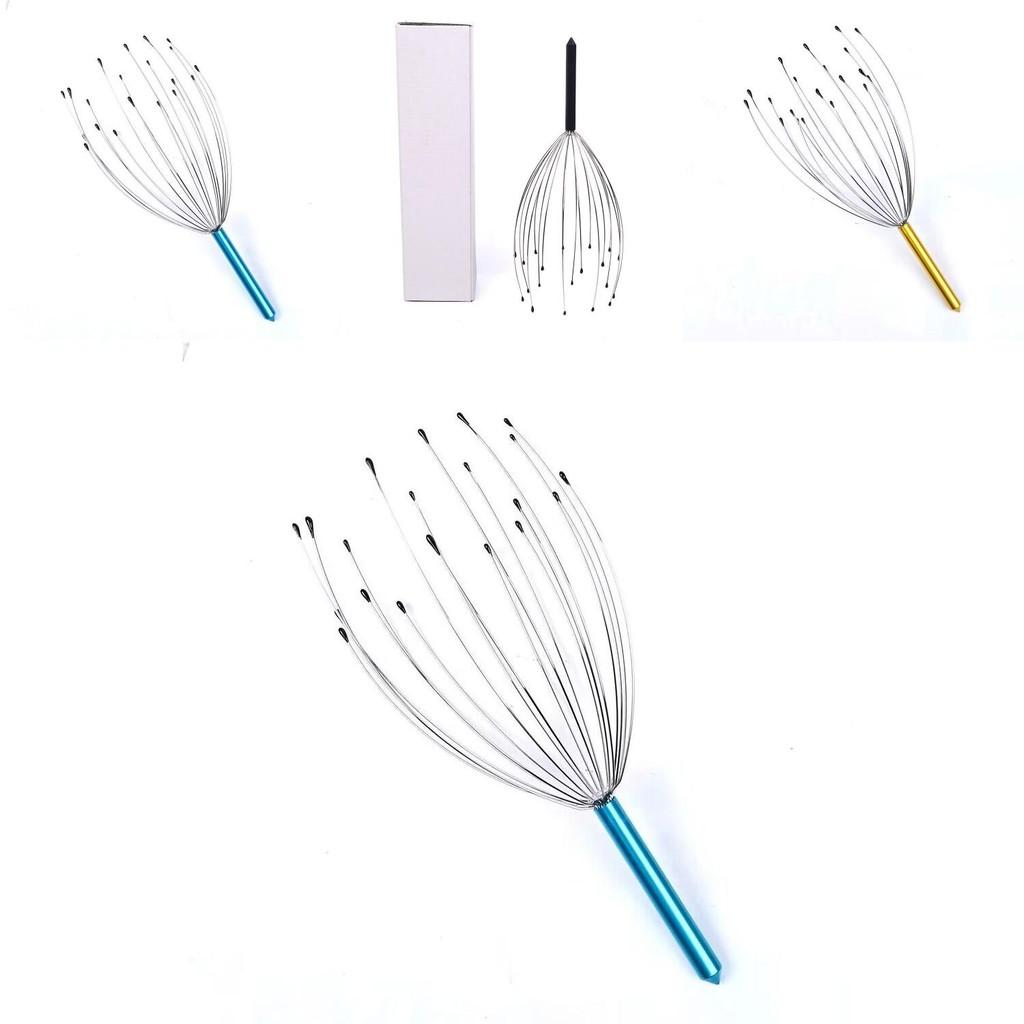 Versatile 20 Prong Metal Octopus Scalp Massager For Ultimate Relaxation And Stress Relief