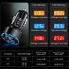 High Quality 3.1A Dual USB Car Charger 2 Port LCD Display Voltmeter 12-24V Cigarette Lighter Socket Car Charger Adapter