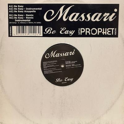 12inch Record MASSARI - Be Easy CPUKM001PROMO Capital Prophet UK Rap & Hip-Hop/R&B Used