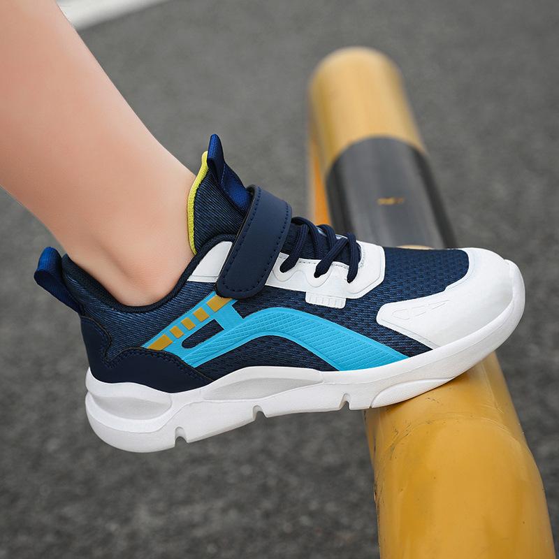 Boys shoes 2025 summer new middle and older children's sports shoes single net breathable boys casual running shoes tide