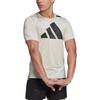 Adidas Logo Print Crew Neck Short Sleeve T-Shirt Men Tops White HD6403