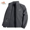 Guirenniao Unisex Winter Fleece-Lined Stand-Collar Padded Jacket