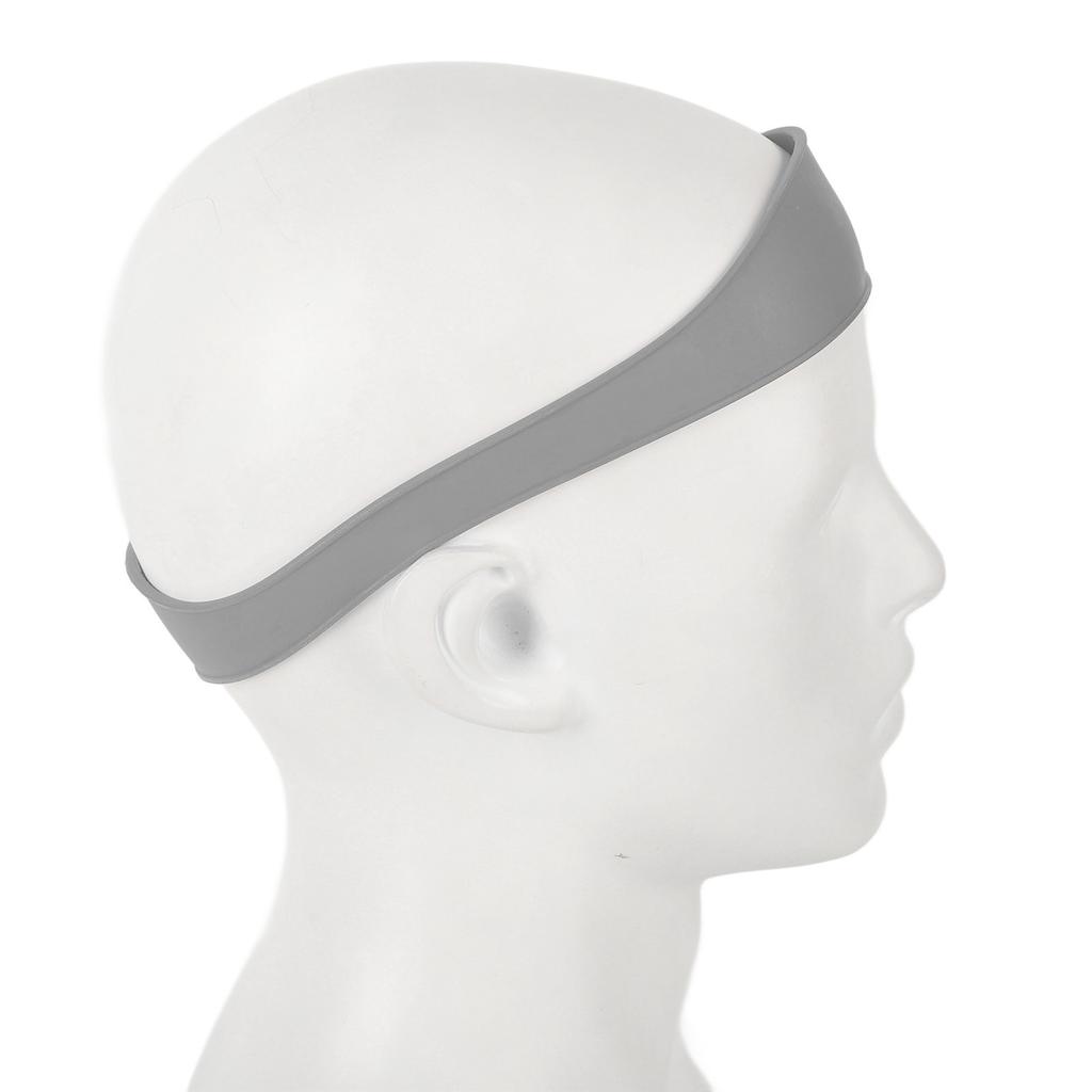 Hair Cutting Guide Curved Soft Silicone Neckline Trimming Template for DIY Home Haircuts Grey