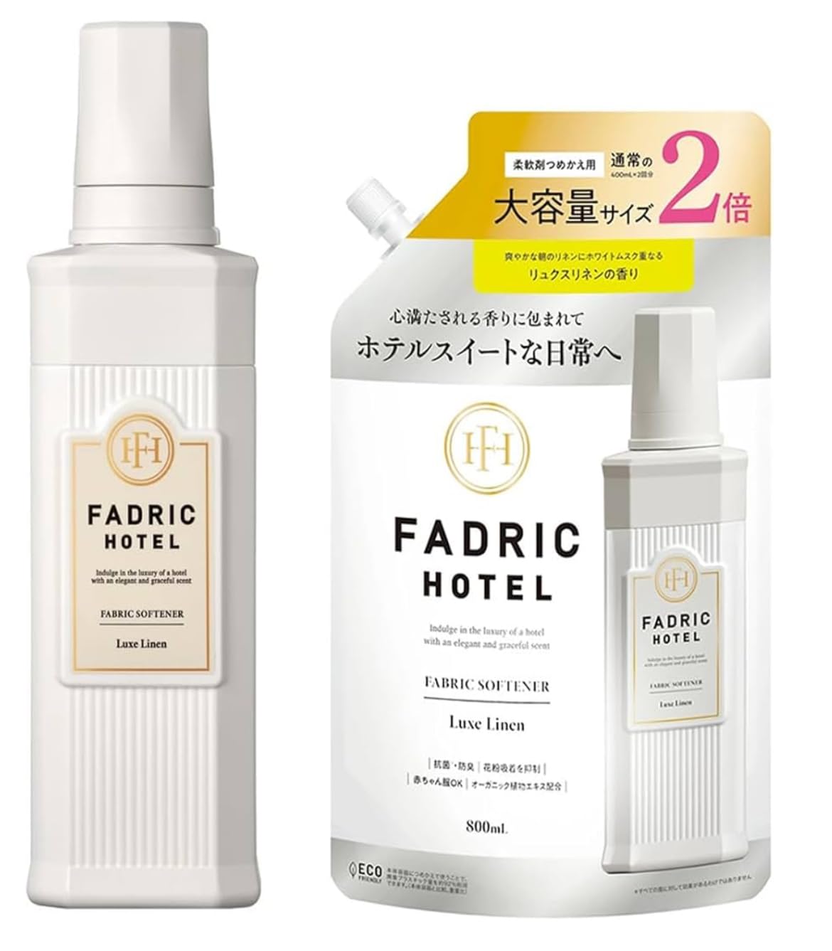 

Fadrick Hotel Luxe Linen Scent (Main + Refill 800mL (Set))