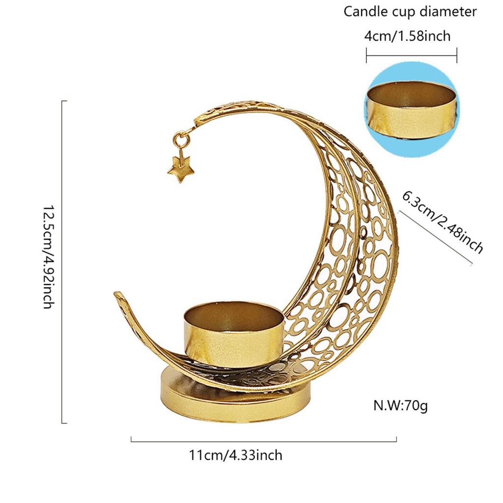 Candle Holder Candle Stand Decoration Gifts Hollow Metal for Living Room Festival Table Centerpiece Birthday Fireplace