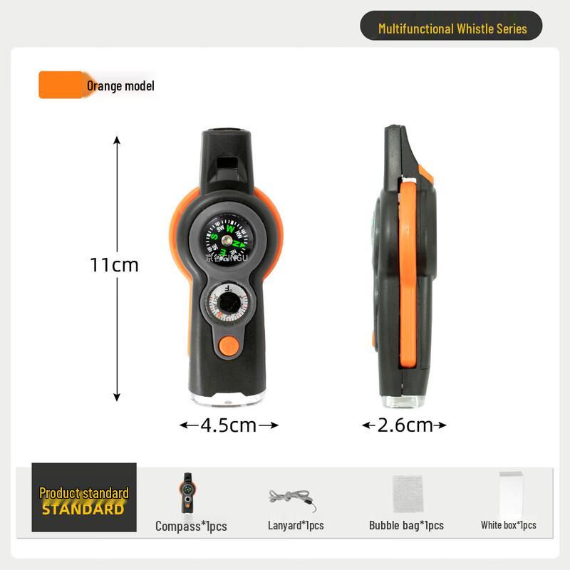 7-в-1 Компас-свисток для выживания OEING One Size