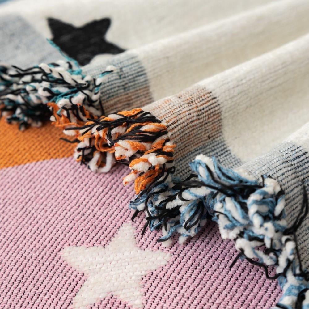 Pokrowiec na sofę Line Graffiti Ręcznik Nowe Gwiazdy Poduszka na sofę Leniwy Jednoczęściowy Cztery Pory Roku Uniwersalny Koc Żenilowy Dywan