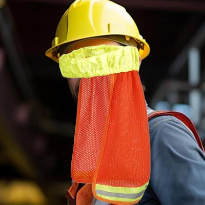 Nackenklappe, Schutzhelm-Schirm, atmungsaktiv, Kühlschild, Sonnenschutz für