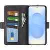 For Samsung Galaxy S26+ Case Calf Texture Leather Wallet Phone Cover