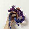 3D Printing Dragon Model Crafts Color Changing Joint Movements Car Home Decoration Aquarium Ornament Halloween Christmas Gifts