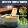 4PCS Japanese Matcha Set with Ceramic Bowl Bamboo Matcha Whisk Teaspoon Tea Sets Tea Lovers Gifts Tea-making Tools Accessories