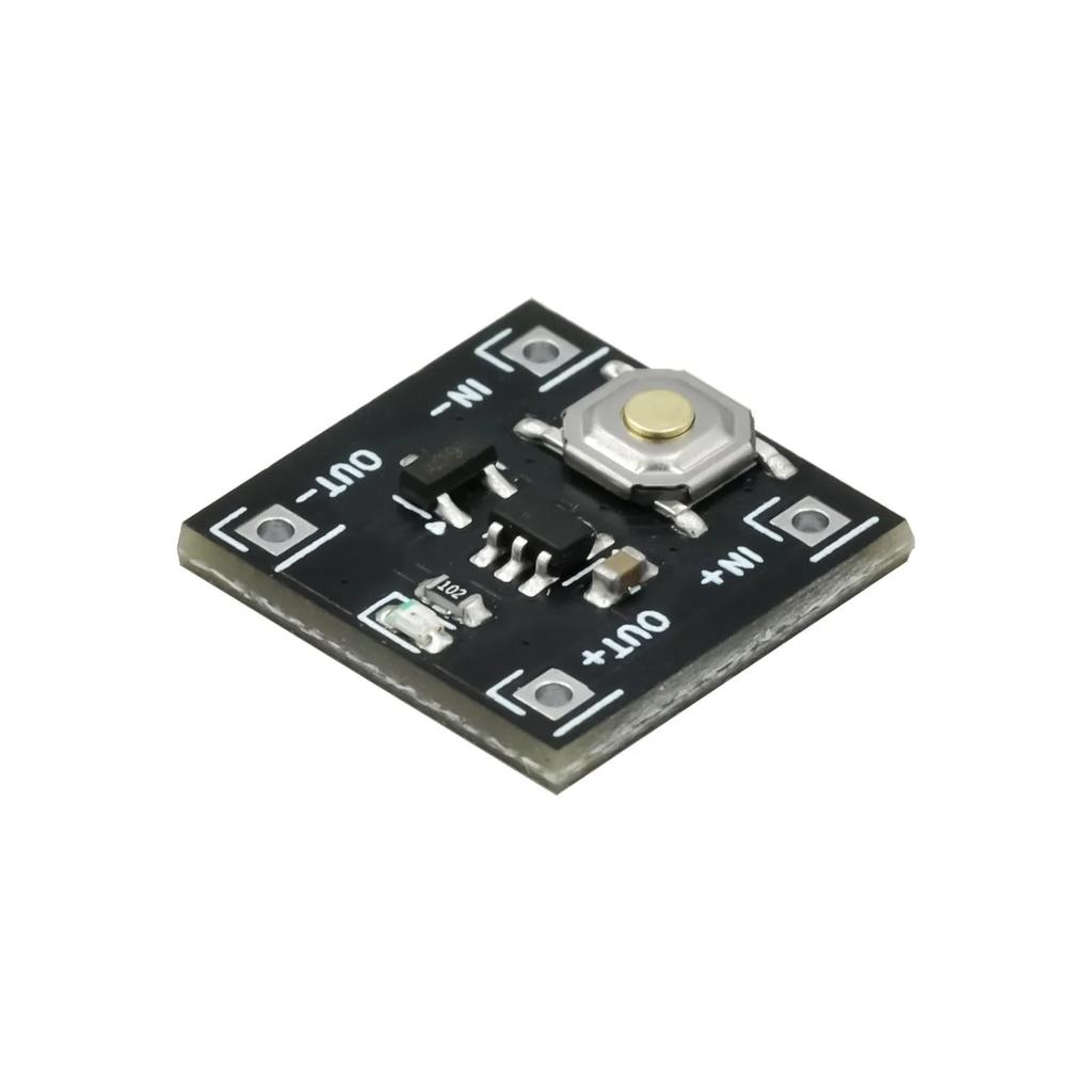 Single Bond Button Bistable Switch Module 2.2-5V 0.5uA Continuous Load 2A Low Power Micro One Key Switch YR-1006