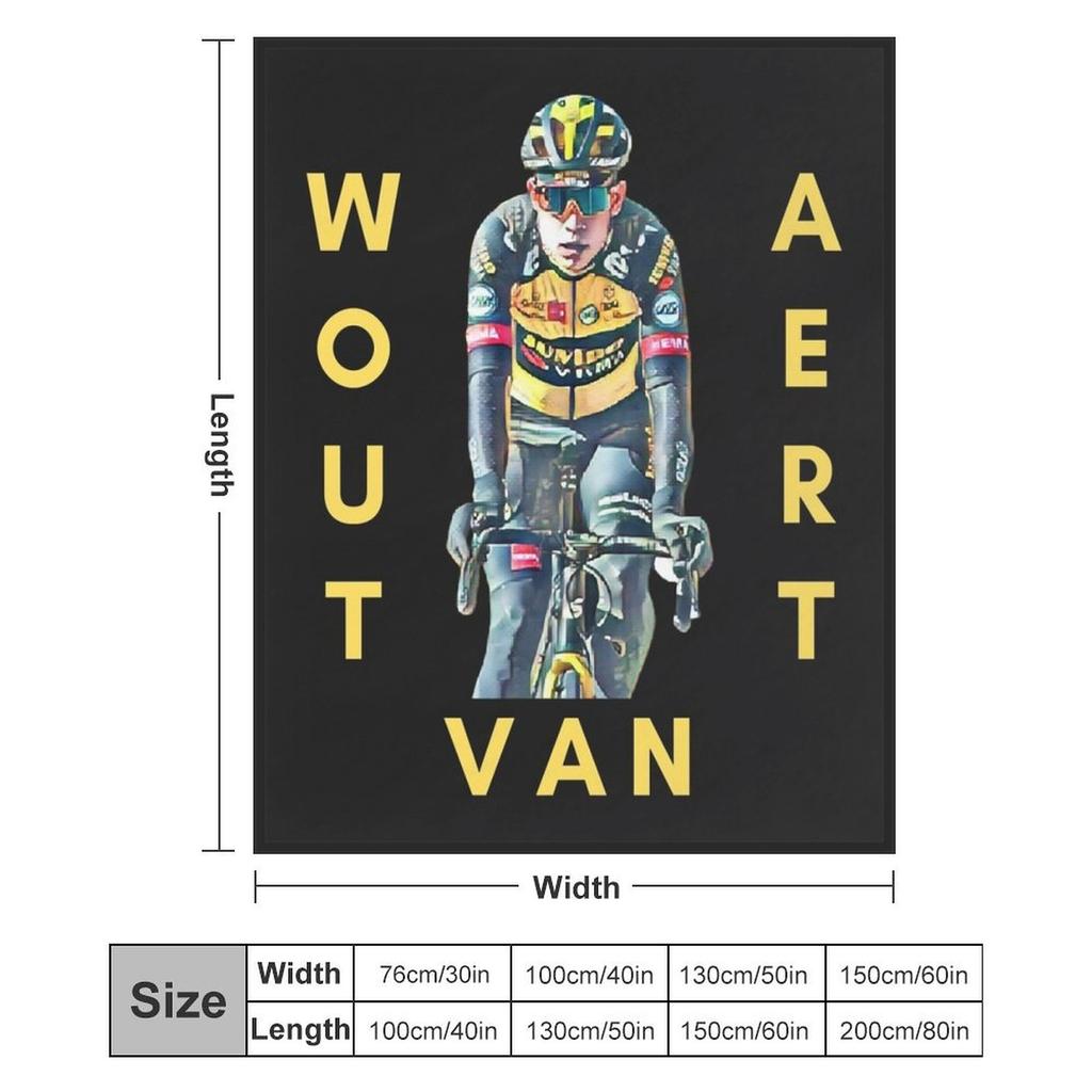 Wout Van Aert Essenziale Wout Van Aert Coperta Morbida Calda Regalo per Nonni