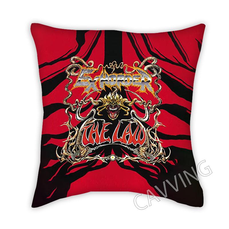 

EXHORDER BAND 3D Print Polyester Decorative Pillowcases Throw Pillow Cover Square Zipper Pillow Cases Gifts
