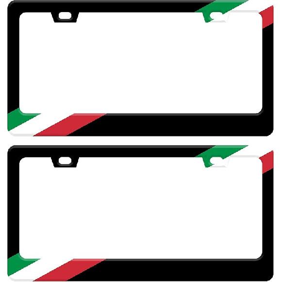 Cherry Blossoms License Plate Frame Beautiful Pink Flowers License Plate Frames Funny Auto Accessory Bracket Stainless Steel License Plate for Women