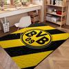 Kober s potiskem Borussia Dortmund, Omyvatelný podlahový koberec, Do předsíně, Koleje, Prádelny, Kanceláře, Pracovny, Bytový dekor, Dárek k narozeninám, Vánocům