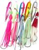 Cowshoo Tai Rubber Metal Jig Inchiku 5 Set Cod Jig Baitfish Colors Versatile Lure with Octopus Skirt Luminous Beads Suitable for Sea and Bottom Fish