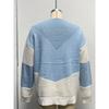 Women S Crew Neck Long Sleeve Pullover Knit Sweater Vintage Winter Top