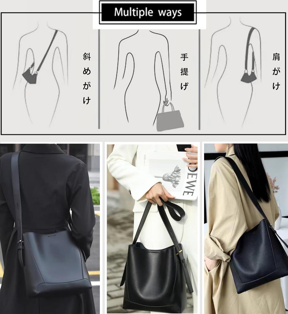 Kimura Kobo Women's Genuine Leather Shoulder Bag, Smartphone Pouch, Wallet, One-Shoulder Bag, Small, Business, Crossbody, Lightweight, Simple,