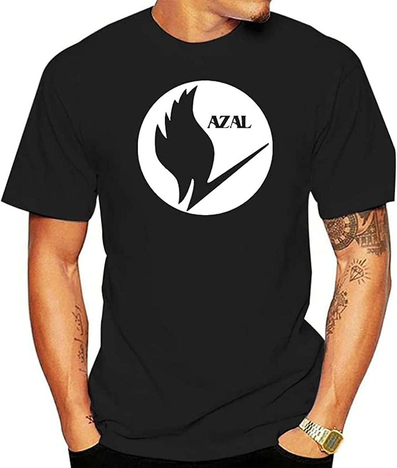 AZAL Azerbaijan Airlines Retro Logo Azerbaijani Airline T Shirt 3XL чёрный