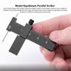 Tungsten Steel Blade Model Carving Ruler Adjustable Scribing Ruler  Model Crafting