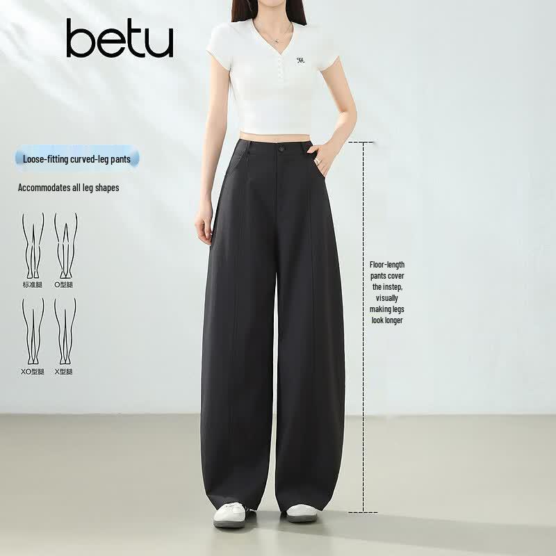 Betu Women s 2026 Summer Casual Wide-Leg Pants S