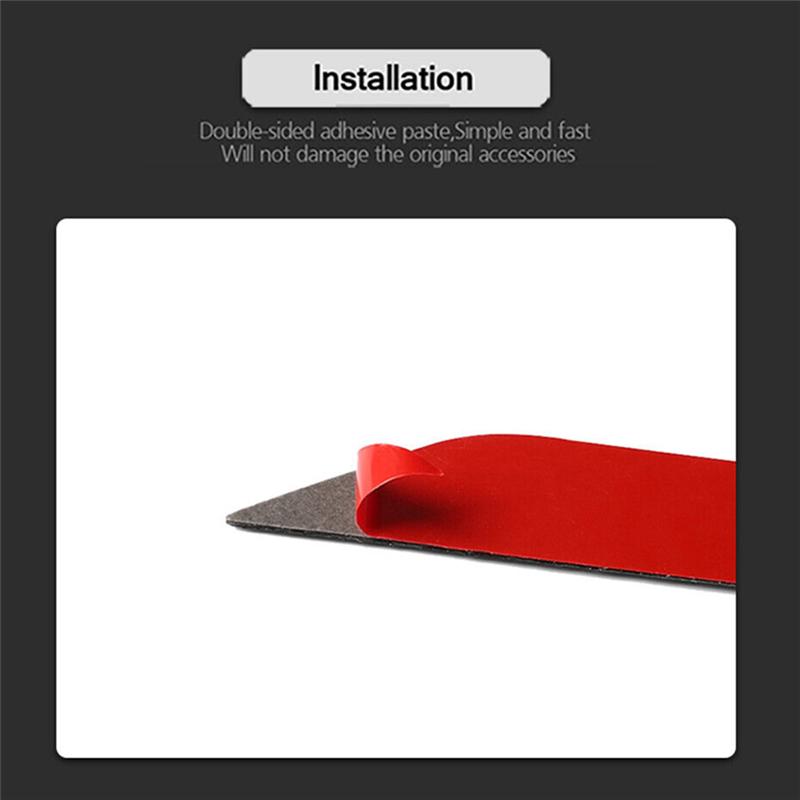 L10A ABS Red Carbon Fiber Interior Door Decorative Strip Trim Decor Sticker For Honda Civic 10Th Gen 2016 2017 2018  Spare P