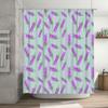 Floral Shower Curtain Botanical Nature Lavender Plants Bathroom Decor Waterproof Fabric Vintage Farmhouse Style Home Textile