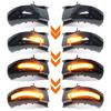 Für VW Volkswagen Touran 2003 2004 2005 2006 2007 2008 2009 2010, dynamisches LED-Blinkerlicht, Seitenspiegel, sequentieller Blinker.