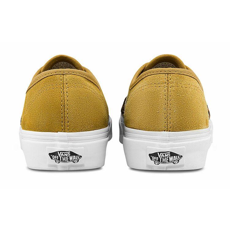 Vans Authentic Low Top Skate Shoes Unisex Sneakers Brown Yellow VN0A5KRDAVB