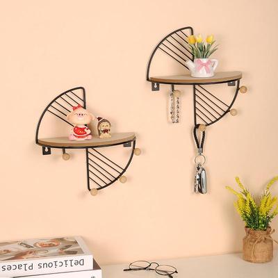 Prateleira de Metal para Armazenamento Montada na Parede: Prateleiras Criativas para Casa, Sala de Estar, Entrada, Quarto e Decoração Chave