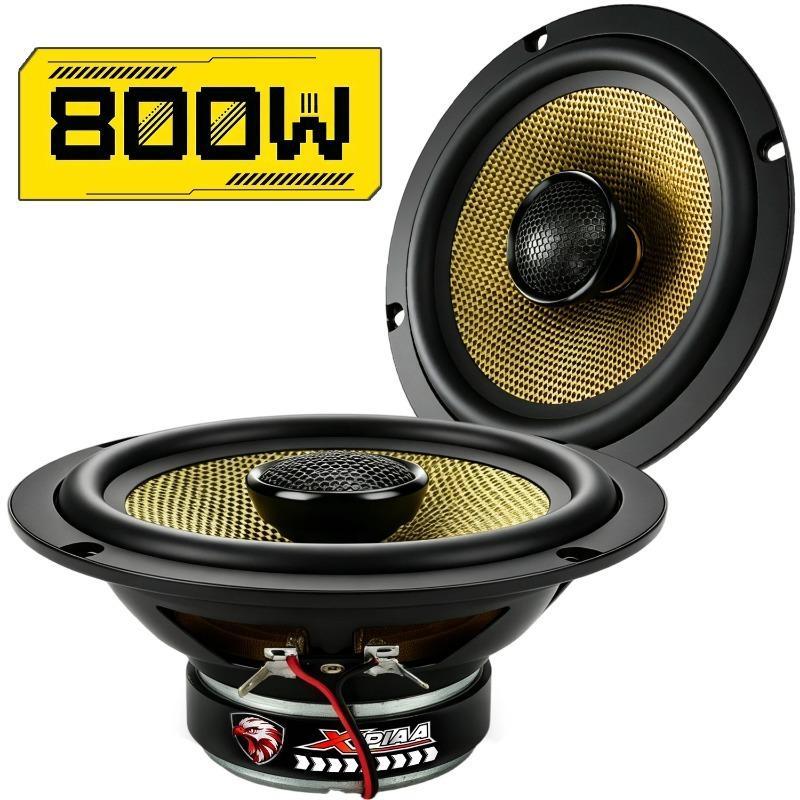 2pcs 6.5 Inch Car Coaxial Speaker 800W Universal Car Speaker 2 Range Surround Sound System Modification Hifi Home Music Sound