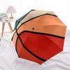 1pc Basketball Sport Automatic Open 8-Rib Windproof Umbrella, Travel & Commuting, Suitable for All Seasons, Lightweight Portab