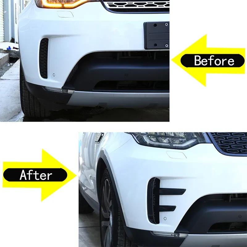 Car Upgrade For Land Rover Discovery 5 L462 2017- Front Bumper Grille Air Vent Cover Decor Trim Car Exterior Accessories