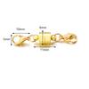 5Sets/Lot Magnetic Clasps With Lobster Clasps For Jewelry Making DIY Bracelet Necklace Magnet Clasp Connector Buckle Fasteners