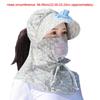 with Electric Fan Fan Camping Hat Breathable Camping Cap Fashion Face Hood Hat  Outdoor