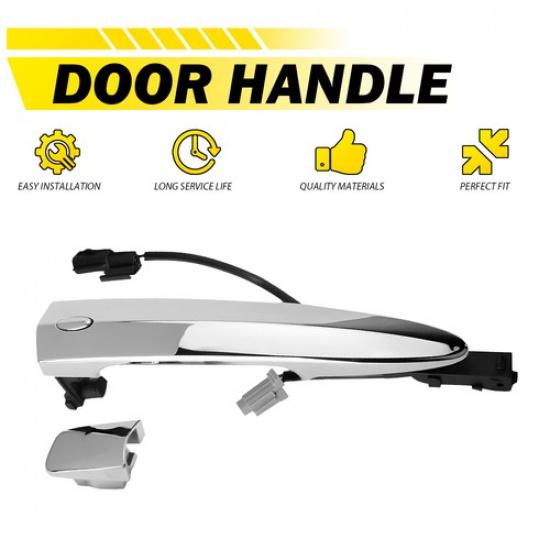 Exterior Door Handle Front Rear Left Right Side Chrome Fit 2013-18 Nissan Sentra
