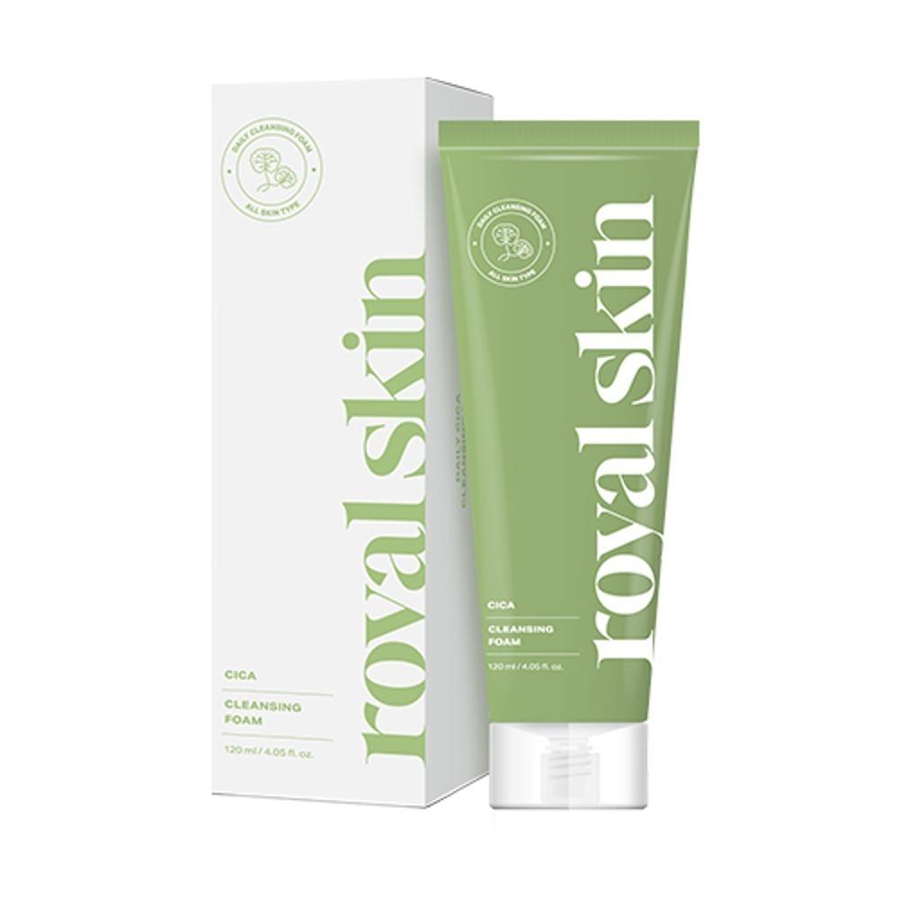 

Royal Skin Daily Cica Cleansing Foam Set (2pcs) - Soothing Centella Asiatica Facial Cleanser for Sensitive & Acne-Prone Skin 120ml x 2