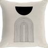 New Morandi Simple Abstract Style Pillow Linen Print Pillow Case Decorative Home Pillow Case