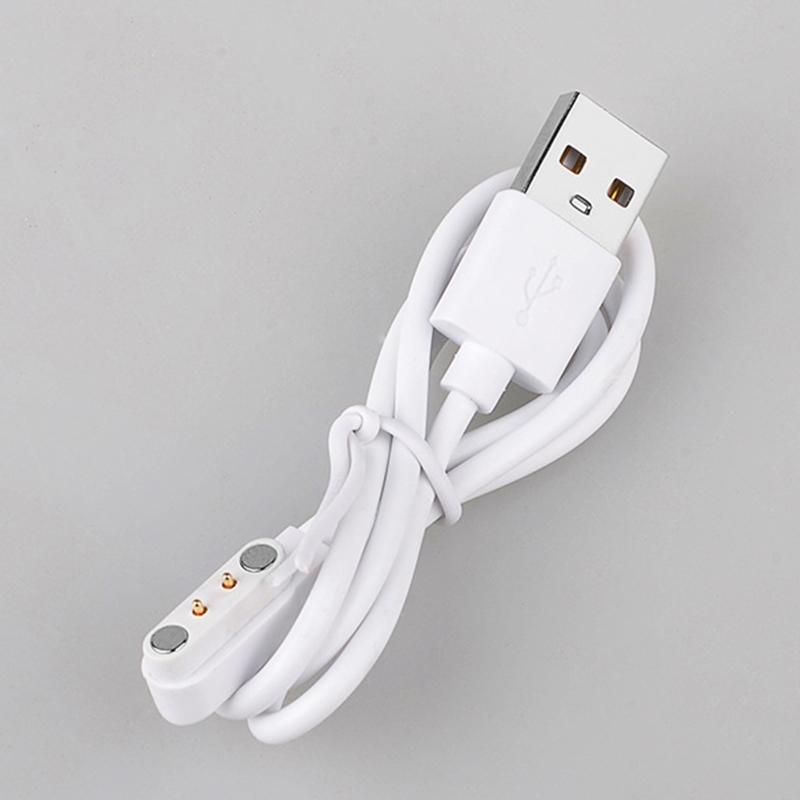 Cavo di Ricarica Rapida USB Porta Dati Adattatore Caricabatterie Dock Staffa Magnetica Supporto per 2 Pin per Smartwatch