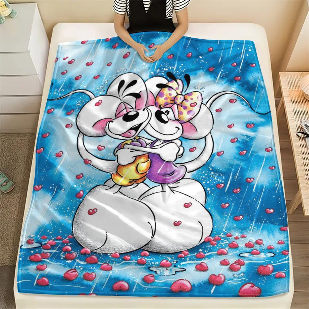 

1Pc Diddl Cute Print Flannel Blanket, High quality Comfortable for All Seasons, Home Decor, Warmth and Comfort, Perfect for Christmas Gifts 35 150cm x 200cm